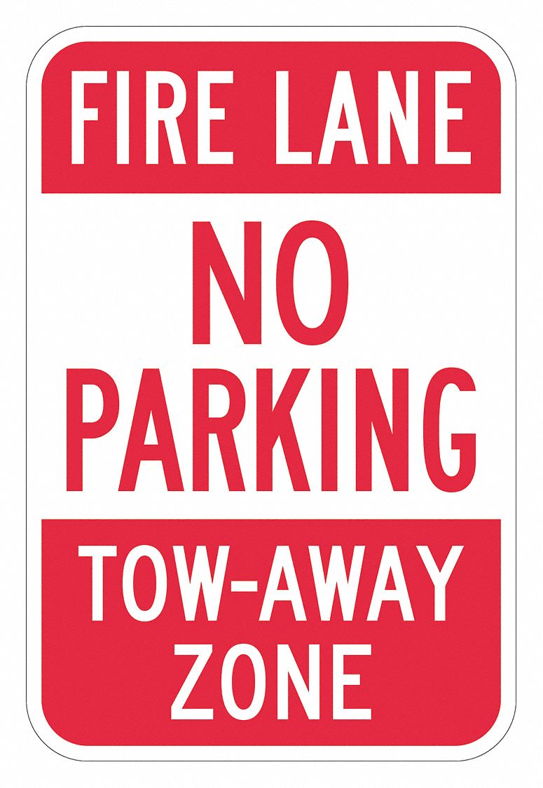 18 in x 12 in Nominal Sign Size, Aluminum, Fire Sign - 484M48|T1-1063 ...