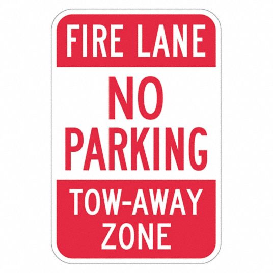 18 in x 12 in Nominal Sign Size, Aluminum, Fire Sign - 484M48|T1-1063 ...