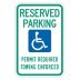 Reserved Parking Permit Required Permit Required Towing Enforced Signs (Arkansas)