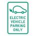 Electric Vehicle Parking Only Signs