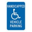 Handicapped Vehicle Parking Signs