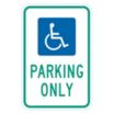 Handicapped Parking Only Signs