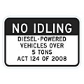 No Idling Signs
