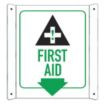 First Aid With Sym & Down Arrow Signs