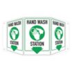 Tri-Bend Projection Hand Wash: Hand Wash Station Signs