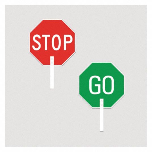 LYLE, Hardware/Plastic Handle, Stop/Go, Stop Sign - 484M98