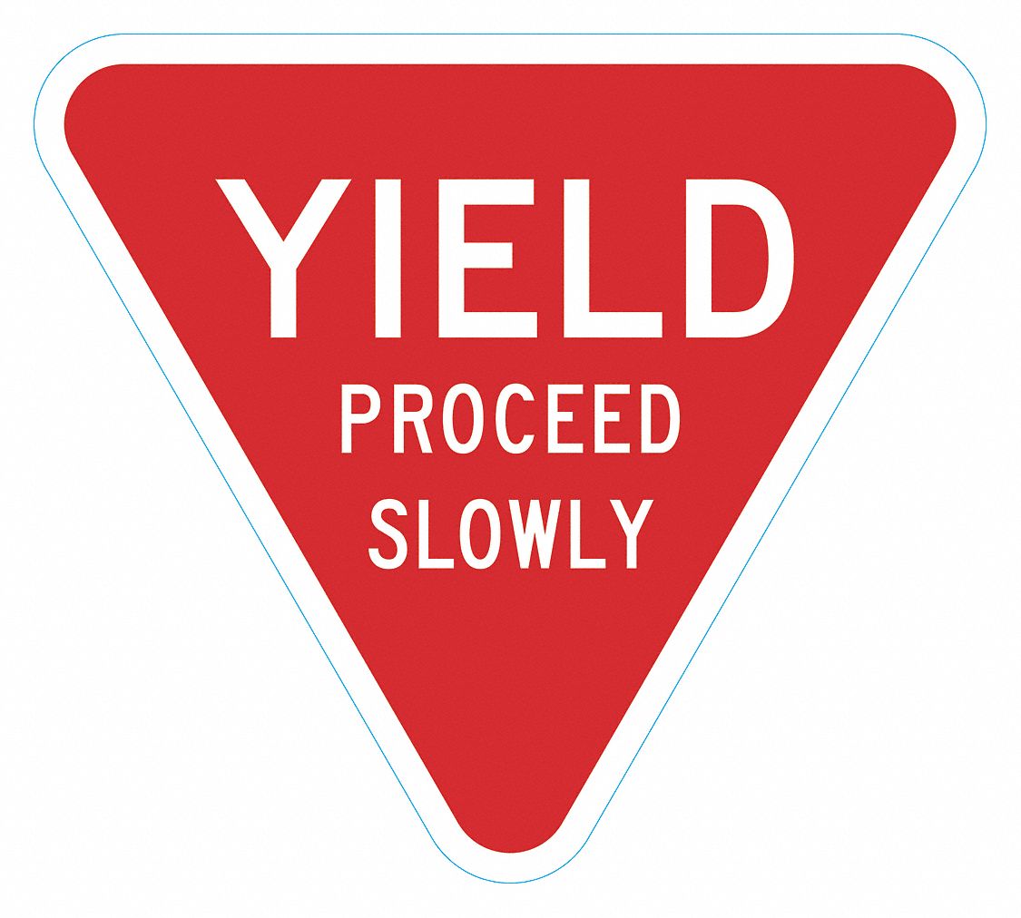 Pedestrian and Bicycle Control "Traffic Sign" : Aluminum, Mounting Holes Sign Mounting