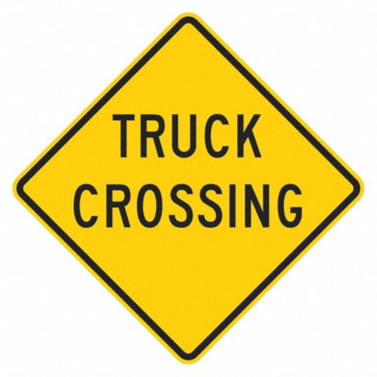 24 in x 24 in Nominal Sign Size, Aluminum, Traffic Sign - 484N23|W11 ...