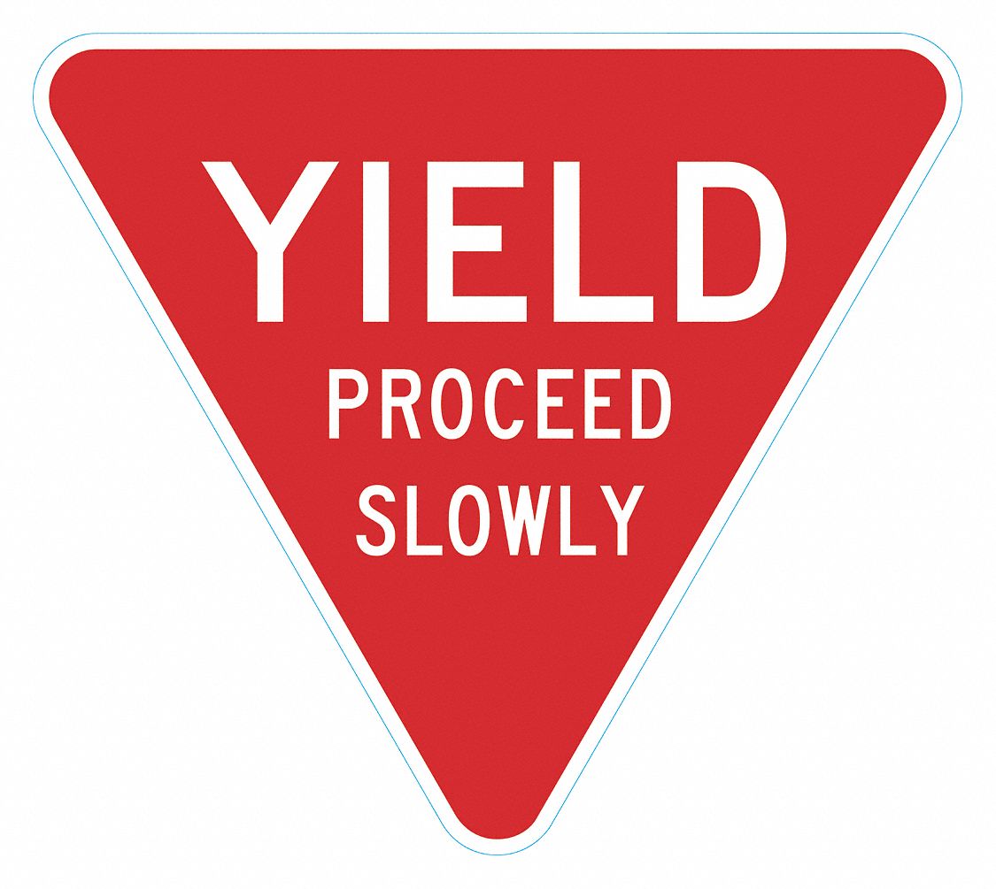 Pedestrian and Bicycle Control "Traffic Sign" : Aluminum, Mounting Holes Sign Mounting