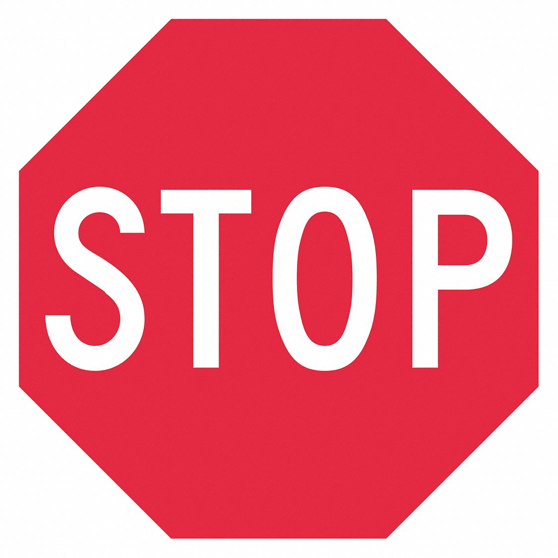 36 in x 36 in Nominal Sign Size, Aluminum, Stop sign - 484N31|T1-1006 ...