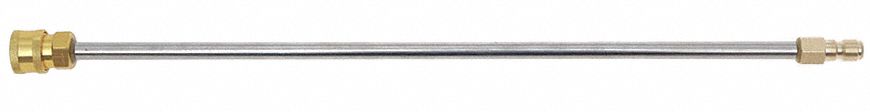 Stainless-Steel Wand: Stainless Steel, 18 in