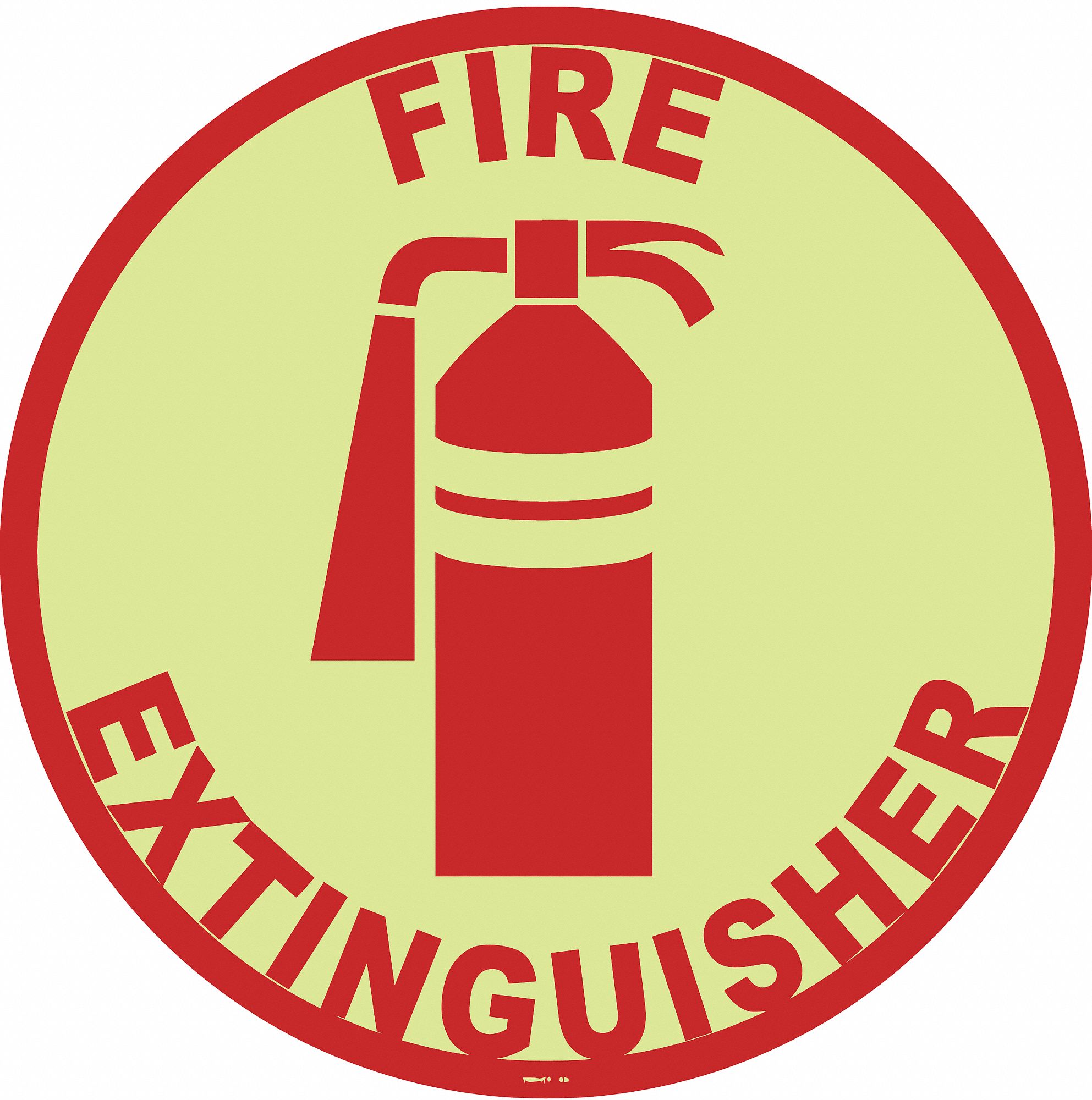 Anti-Slip Floor Sign: Vinyl, Adhesive Sign Mounting, 17 in x 17 in Nominal Sign Size, 0.017 in Thick