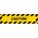 ANTI-SLIP FLOOR SIGN, VINYL, ADHESIVE MOUNT, 6 IN X 24 IN NOMINAL SIGN SIZE, 0.012 IN THICK, CAUTION