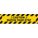 ANTI-SLIP FLOOR SIGN, VINYL, ADHESIVE MOUNT, 6 IN X 24 IN NOMINAL SIGN SIZE, 0.012 IN THICK, CAUTION WATCH YOUR STEP