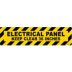 Electrical Panel Keep Clear 36 Inches Floor Signs