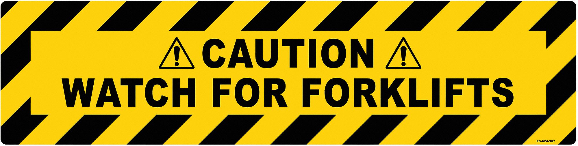 ANTI-SLIP FLOOR SIGN,6 INX24 IN,VINYL