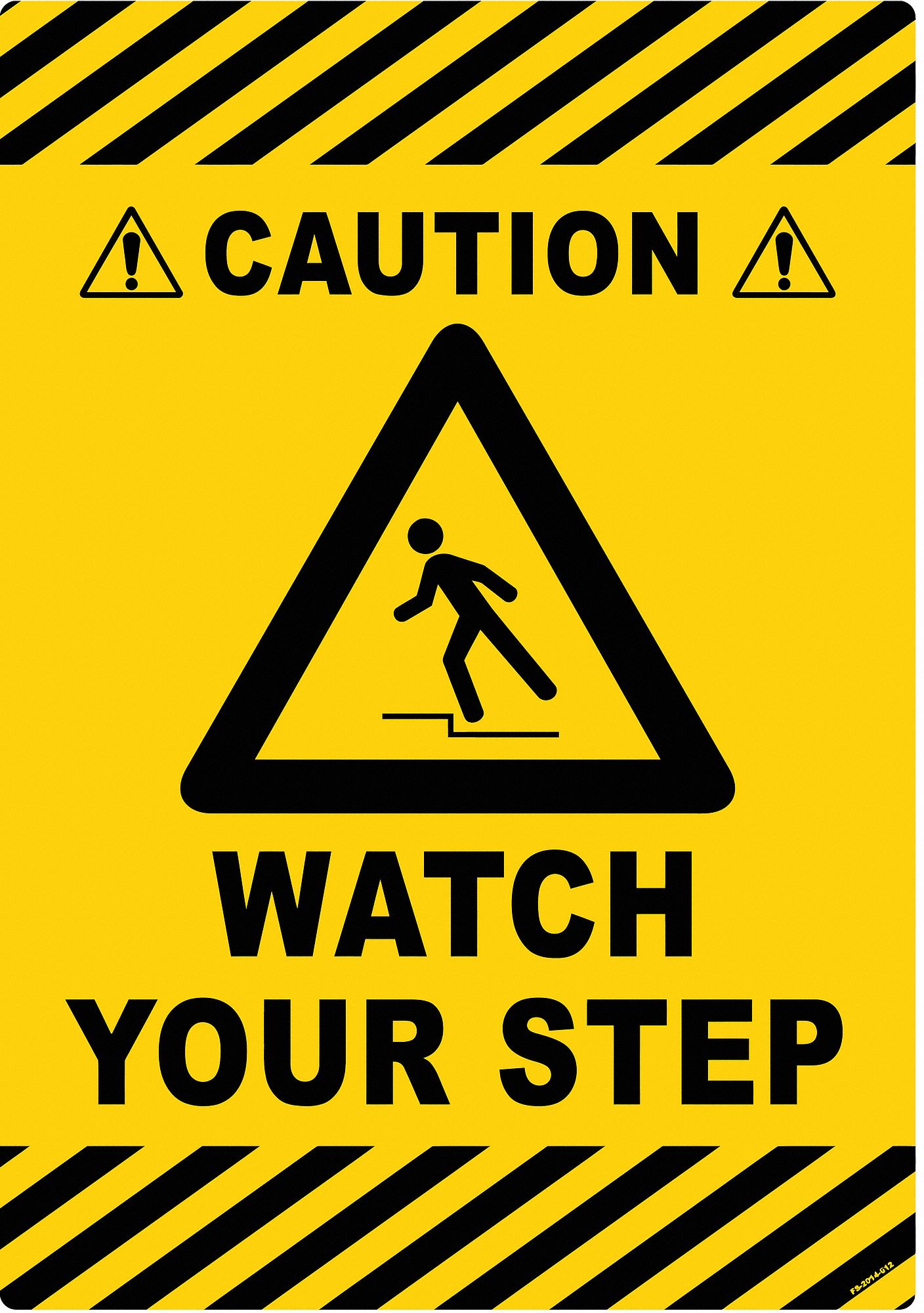 ANTI-SLIP FLOOR SIGN,20 INX14 IN,VINYL