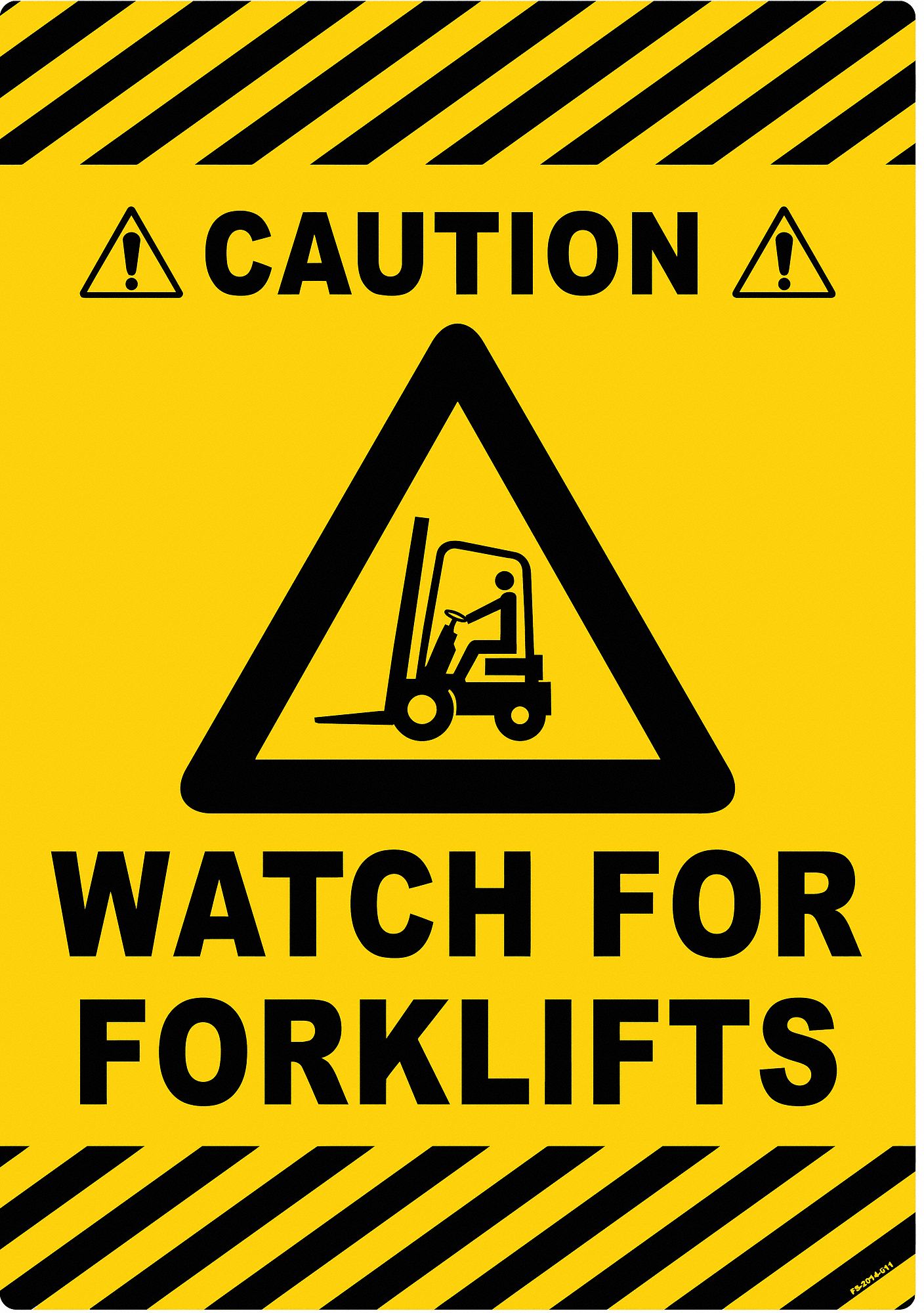 Anti-Slip Floor Sign: Vinyl, Adhesive Sign Mounting, 20 in x 14 in Nominal Sign Size, 0.012 in Thick