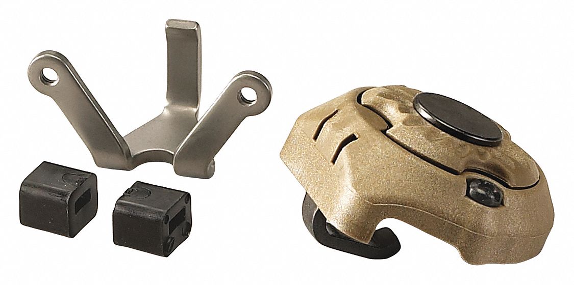 E-MOUNT KIT, PLASTIC, TAN, STREAMLIGHT, 14136, HELMET/HEAD MOUNT