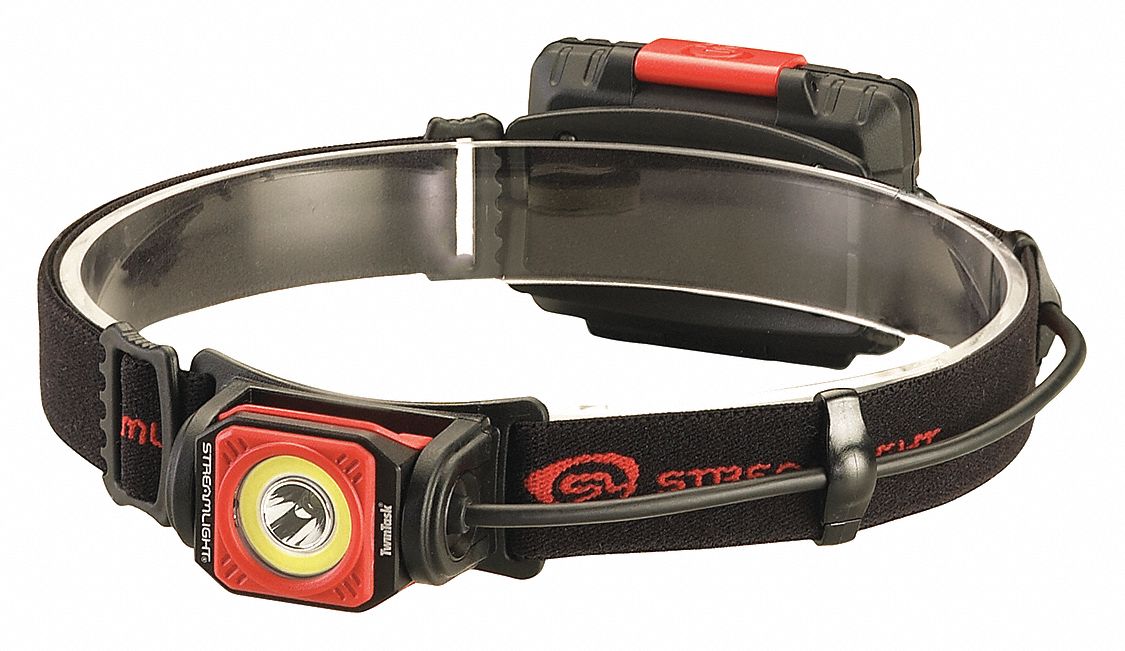 Industrial Headlamp AA Battery, LED, 300 Max Lumens Output, Nylon