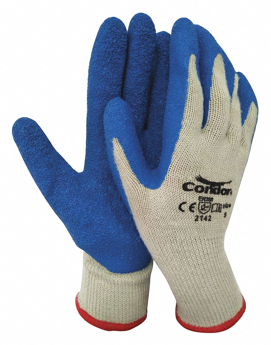 latex coated gloves