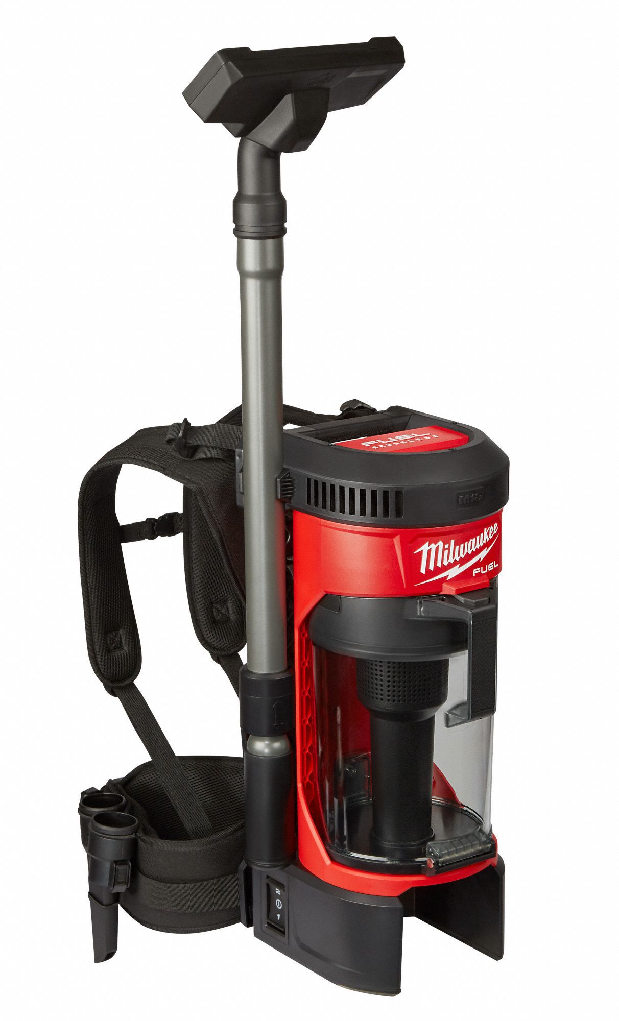 Cordless Backpack Vacuum: 55 cfm Vacuum Air Flow, 15.2 lb Wt, 76 dB Sound Level, HEPA