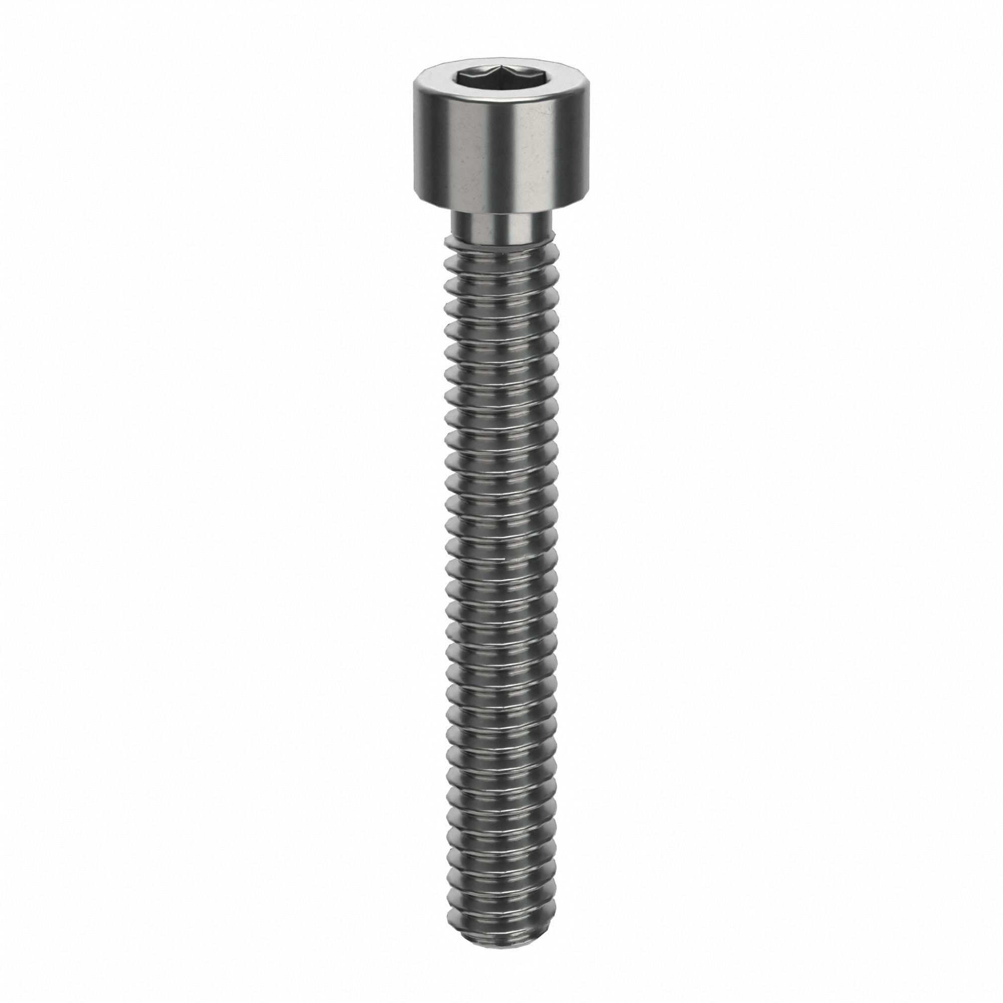 Socket Head Cap Screw: 1/4"-20 Thread Size, 1 3/4 in Lg, Std, Plain, Stainless Steel, 316 H5