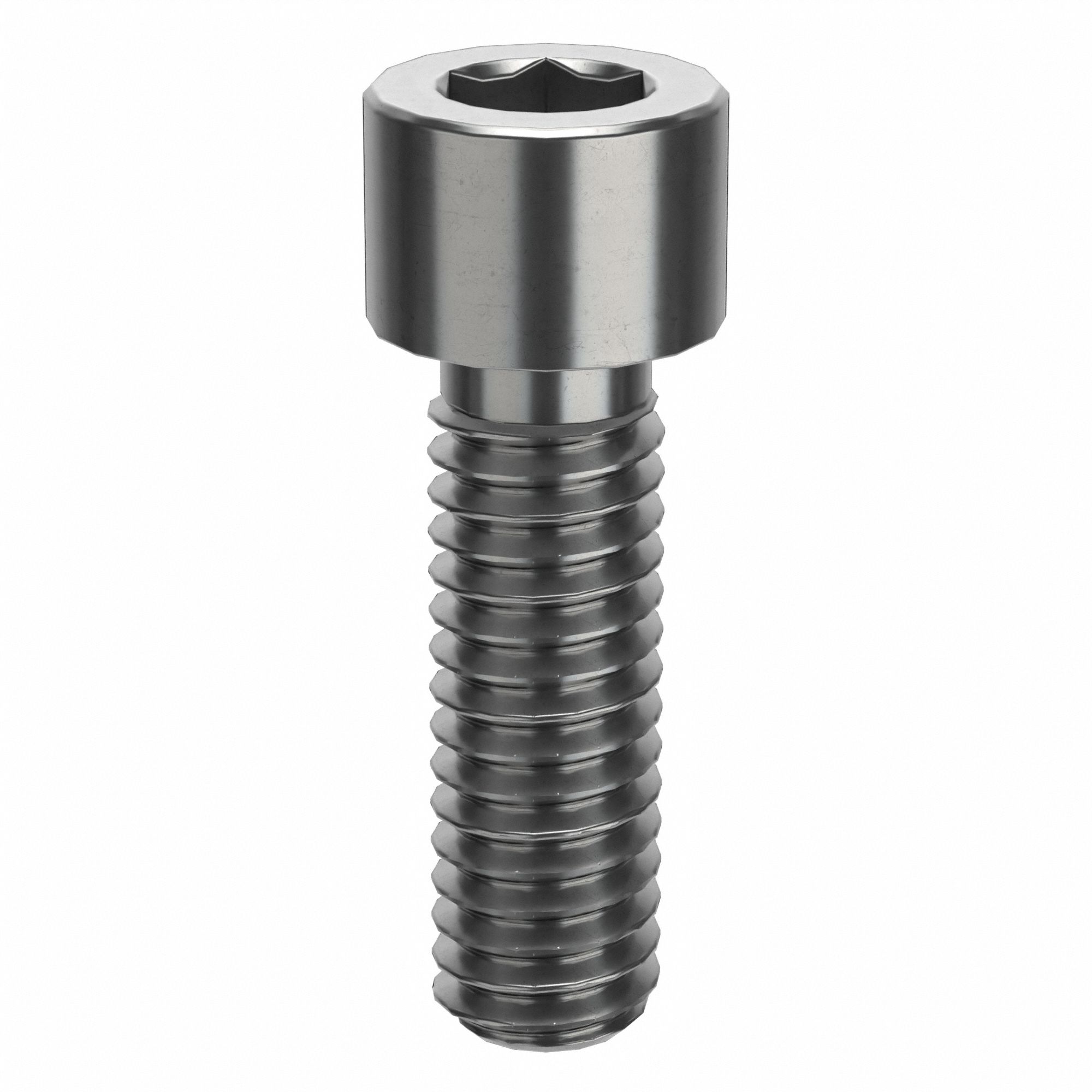 Socket Head Cap Screw: 5/16"-18 Thread Size, 1 in Lg, Std, Plain, Stainless Steel, 316 H5