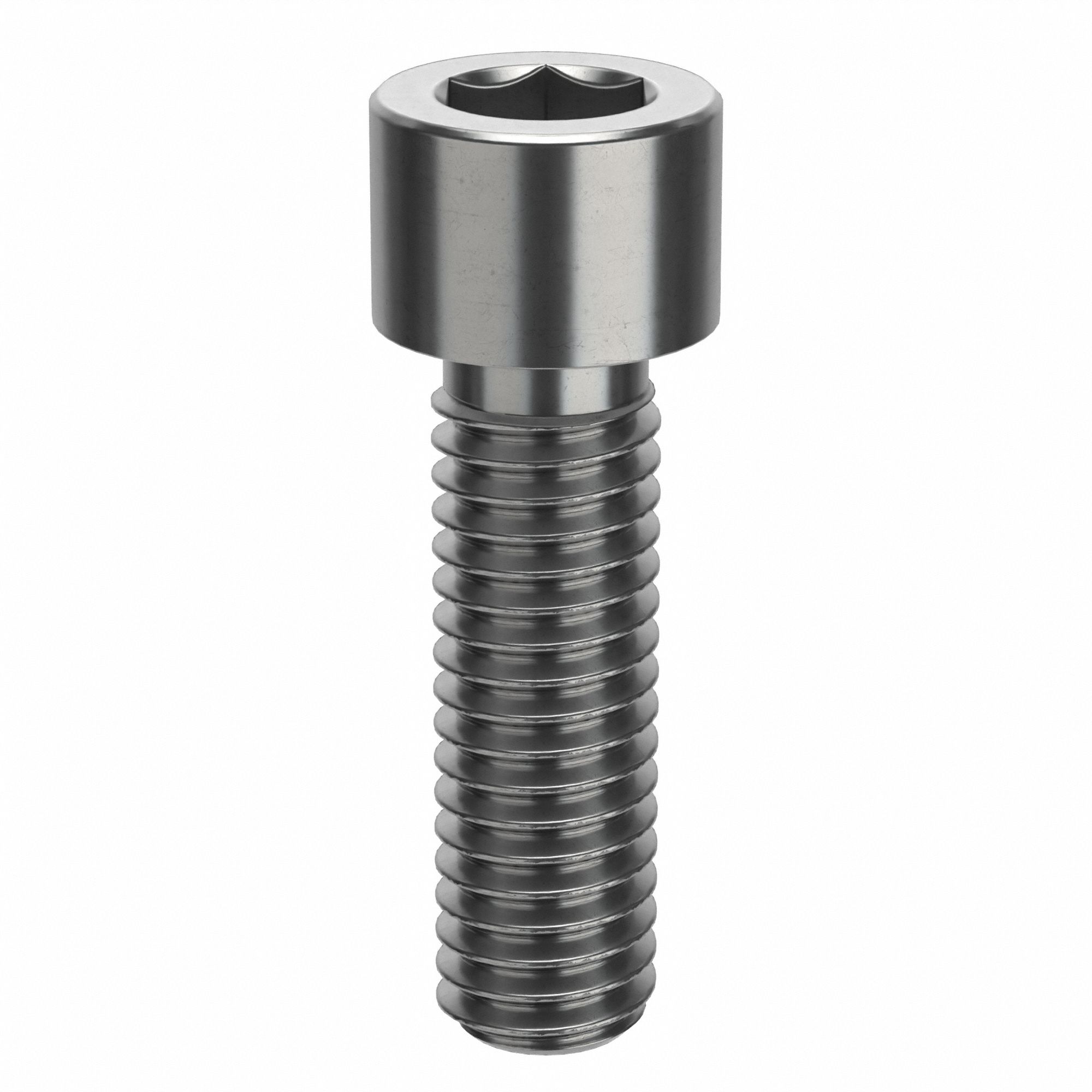 Socket Head Cap Screw: 3/8"-16 Thread Size, 1 1/4 in Lg, Std, Plain, Stainless Steel, 316 H5