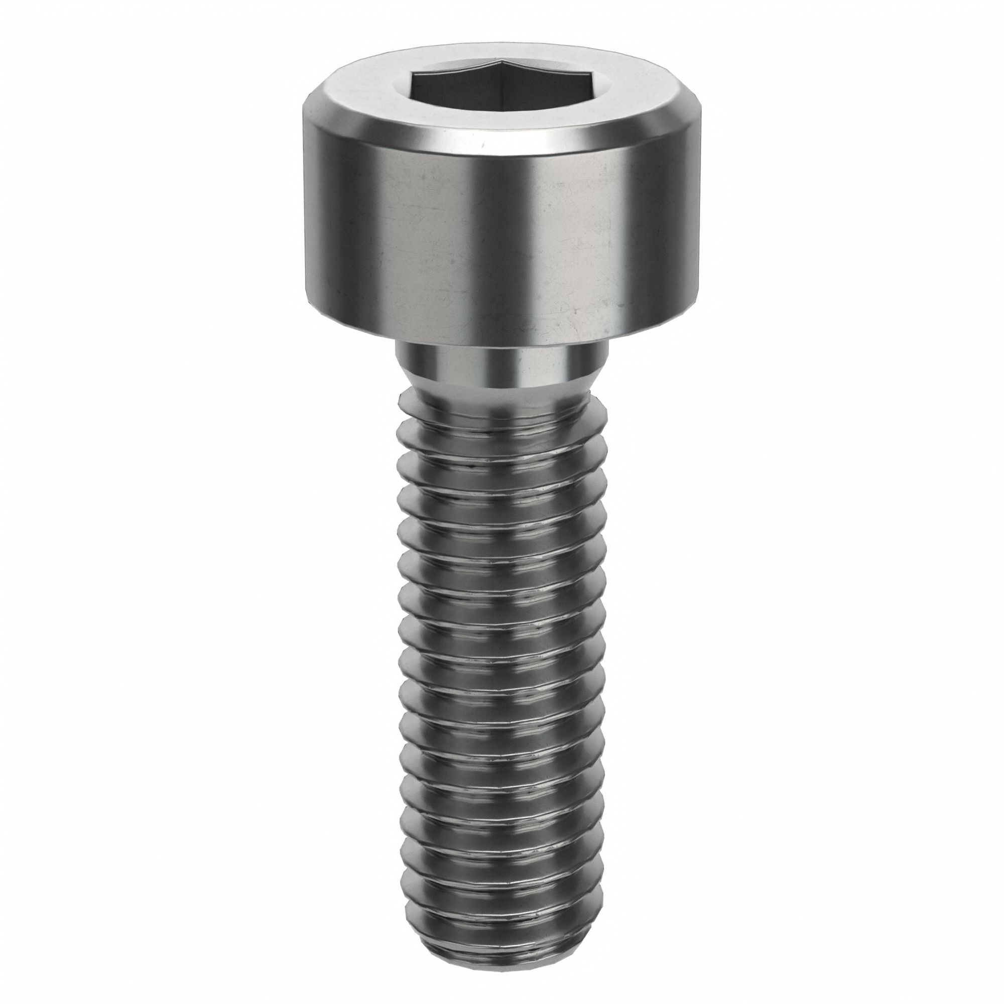 Socket Head Cap Screw: M3x0.50 Thread Size, 10 mm Lg, Std, Plain, Stainless Steel, 316 H5