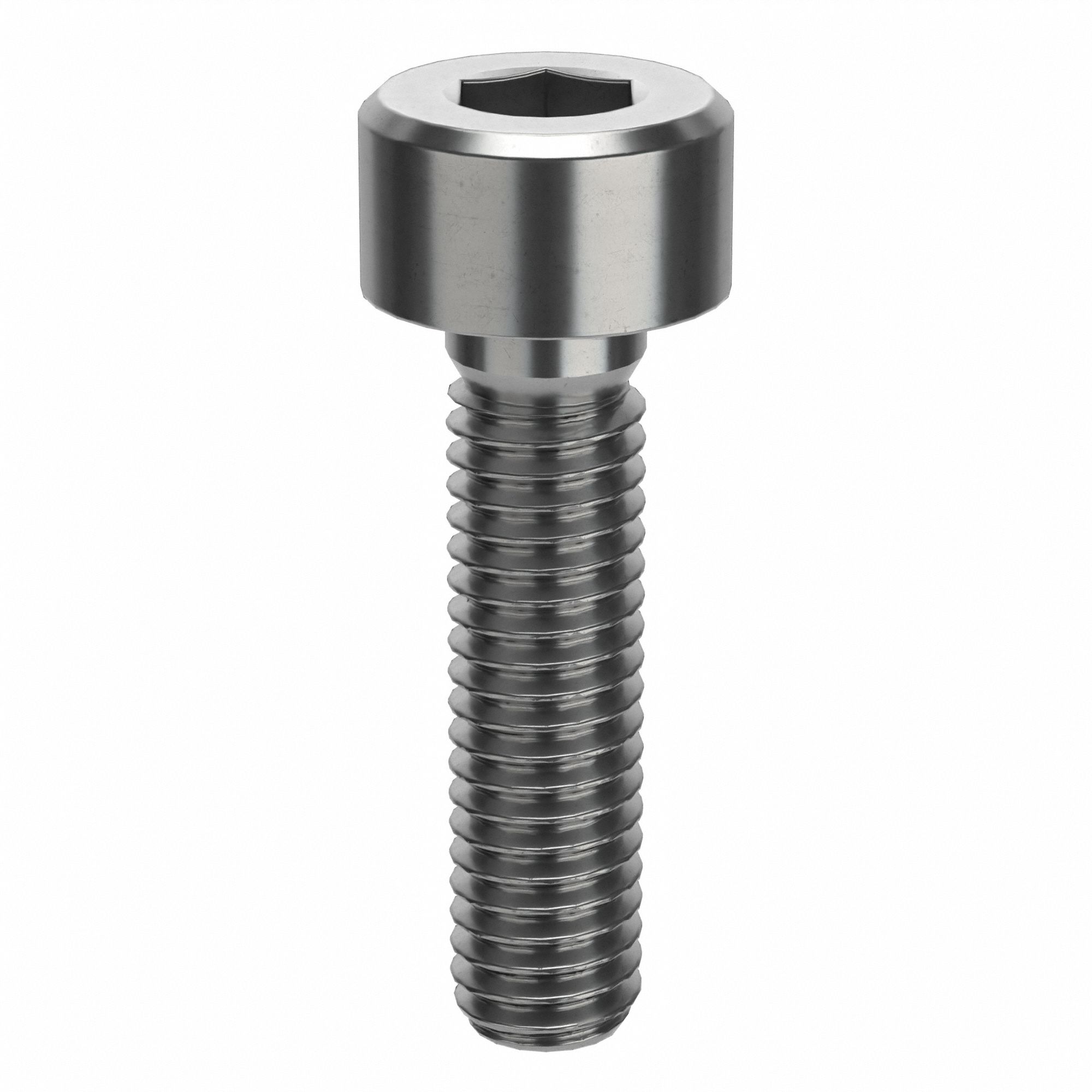 Socket Head Cap Screw: M3x0.50 Thread Size, 12 mm Lg, Std, Plain, Stainless Steel, 316 H5