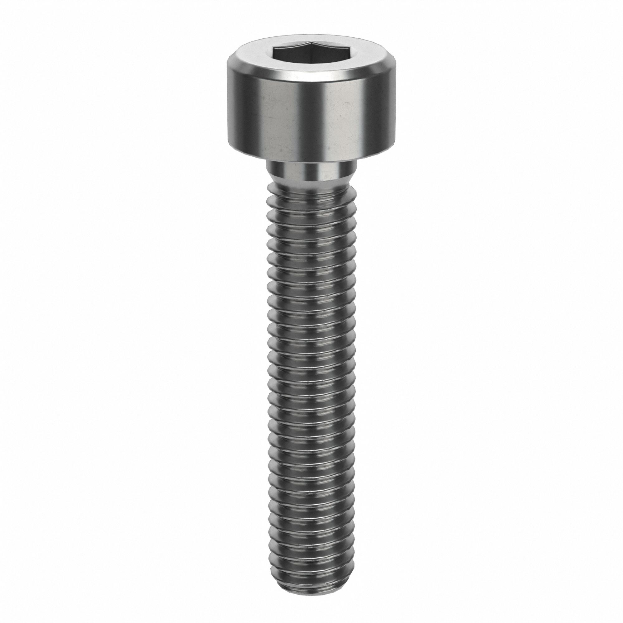 Socket Head Cap Screw: M3x0.50 Thread Size, 16 mm Lg, Std, Plain, Stainless Steel, 316 H5