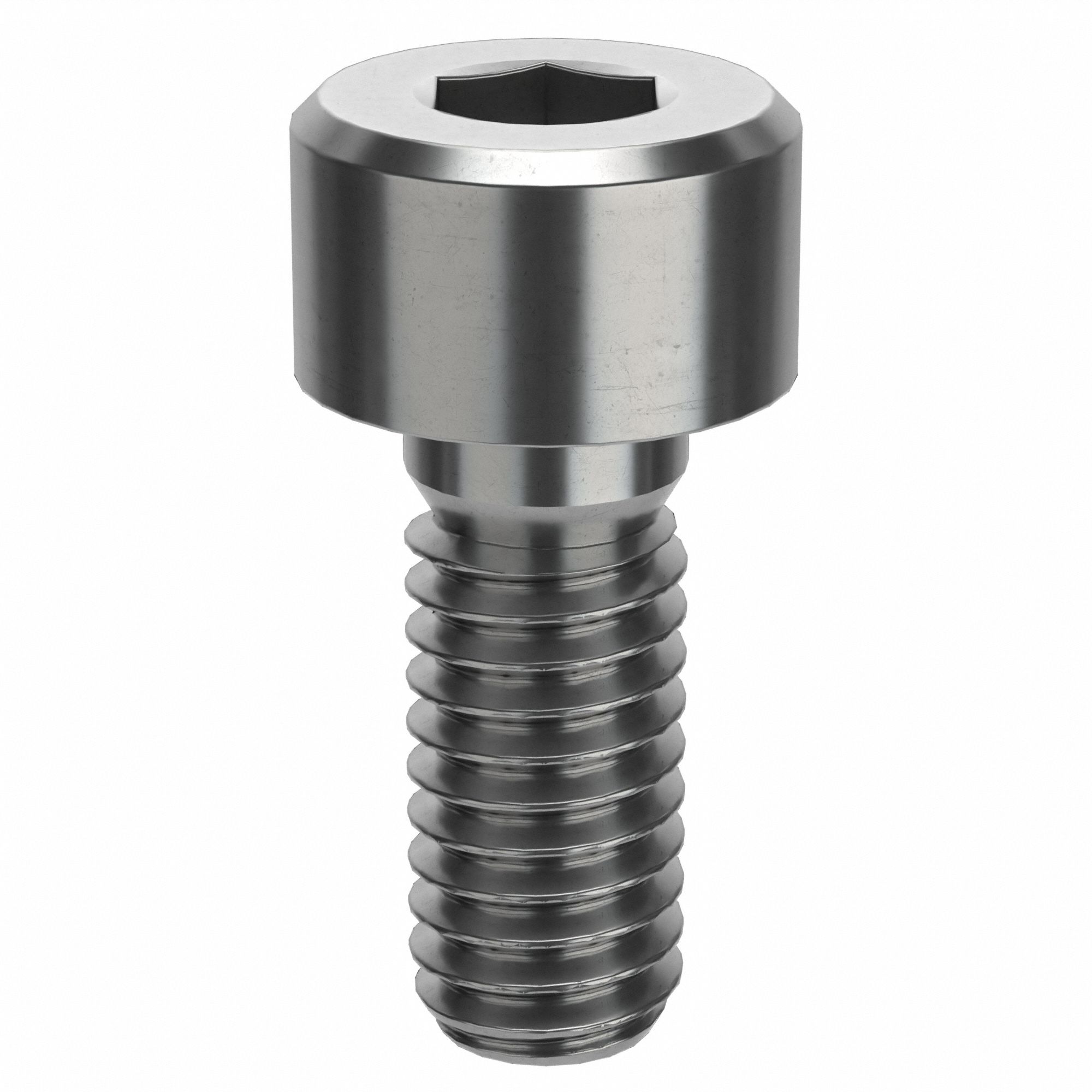Socket Head Cap Screw: M4x0.70 Thread Size, 10 mm Lg, Std, Plain, Stainless Steel, 316 H5