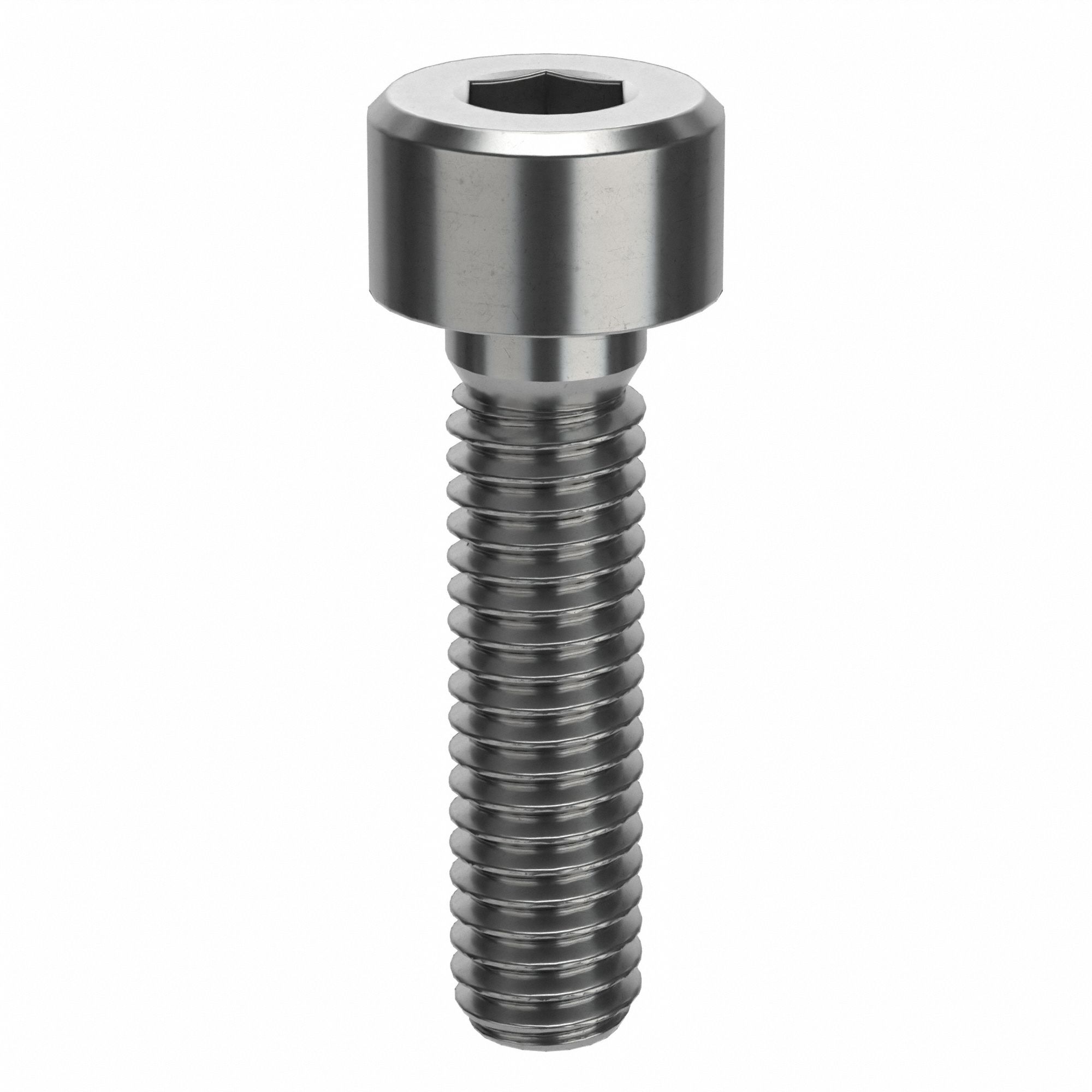 Socket Head Cap Screw: M4x0.70 Thread Size, 16 mm Lg, Std, Plain, Stainless Steel, 316 H5