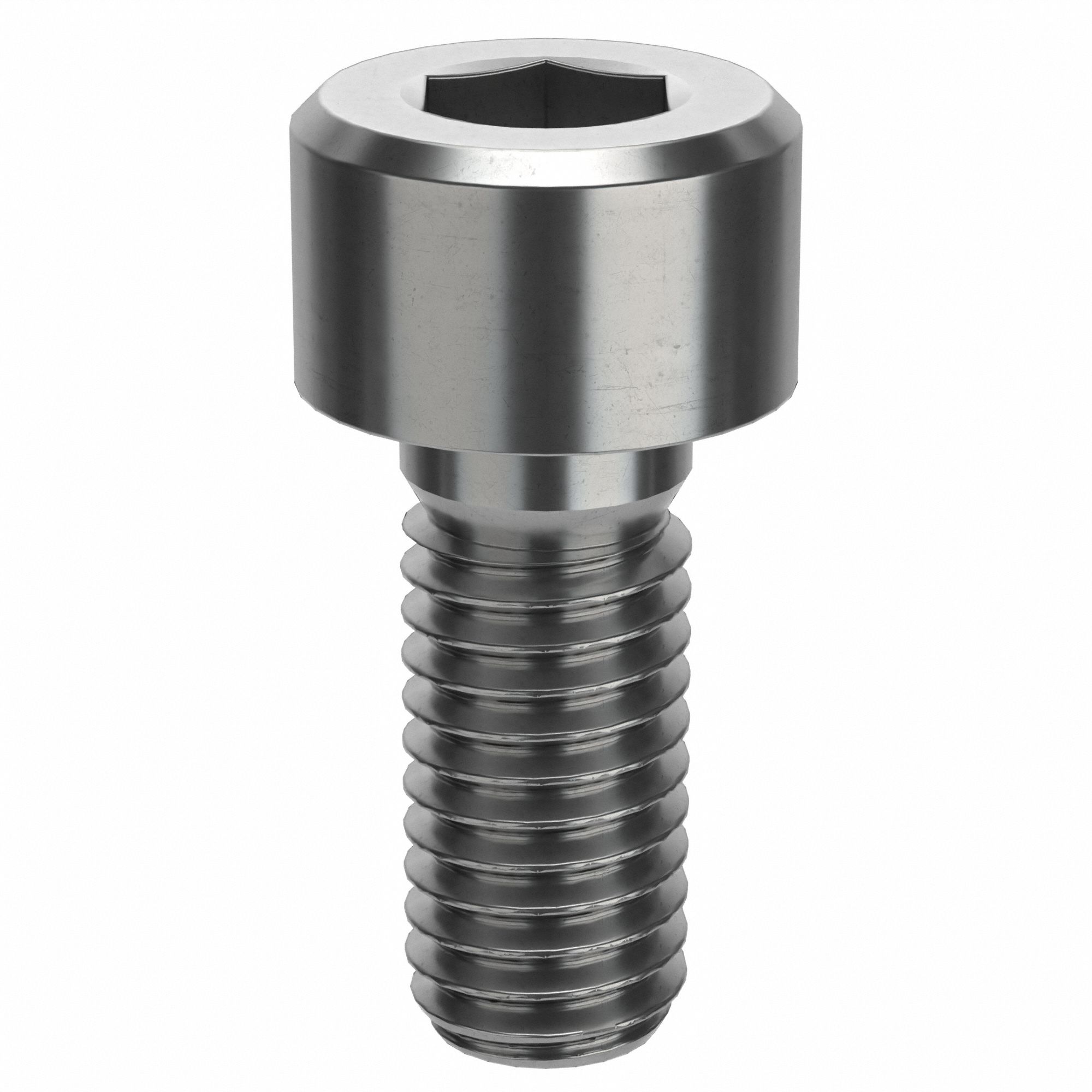 Socket Head Cap Screw: M5x0.80 Thread Size, 12 mm Lg, Std, Plain, Stainless Steel, 316 H5