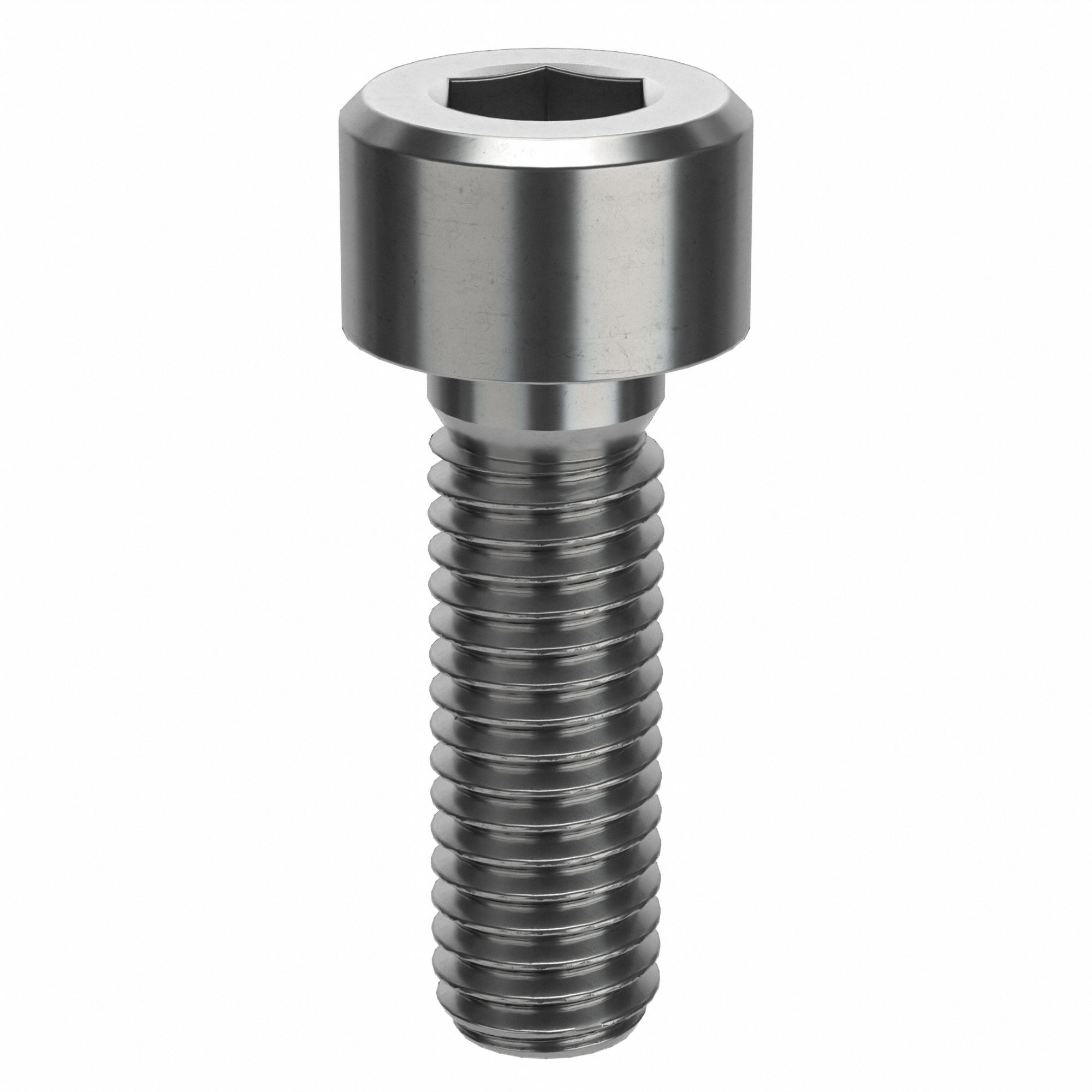 Socket Head Cap Screw: M5x0.80 Thread Size, 16 mm Lg, Std, Plain, Stainless Steel, 316 H5