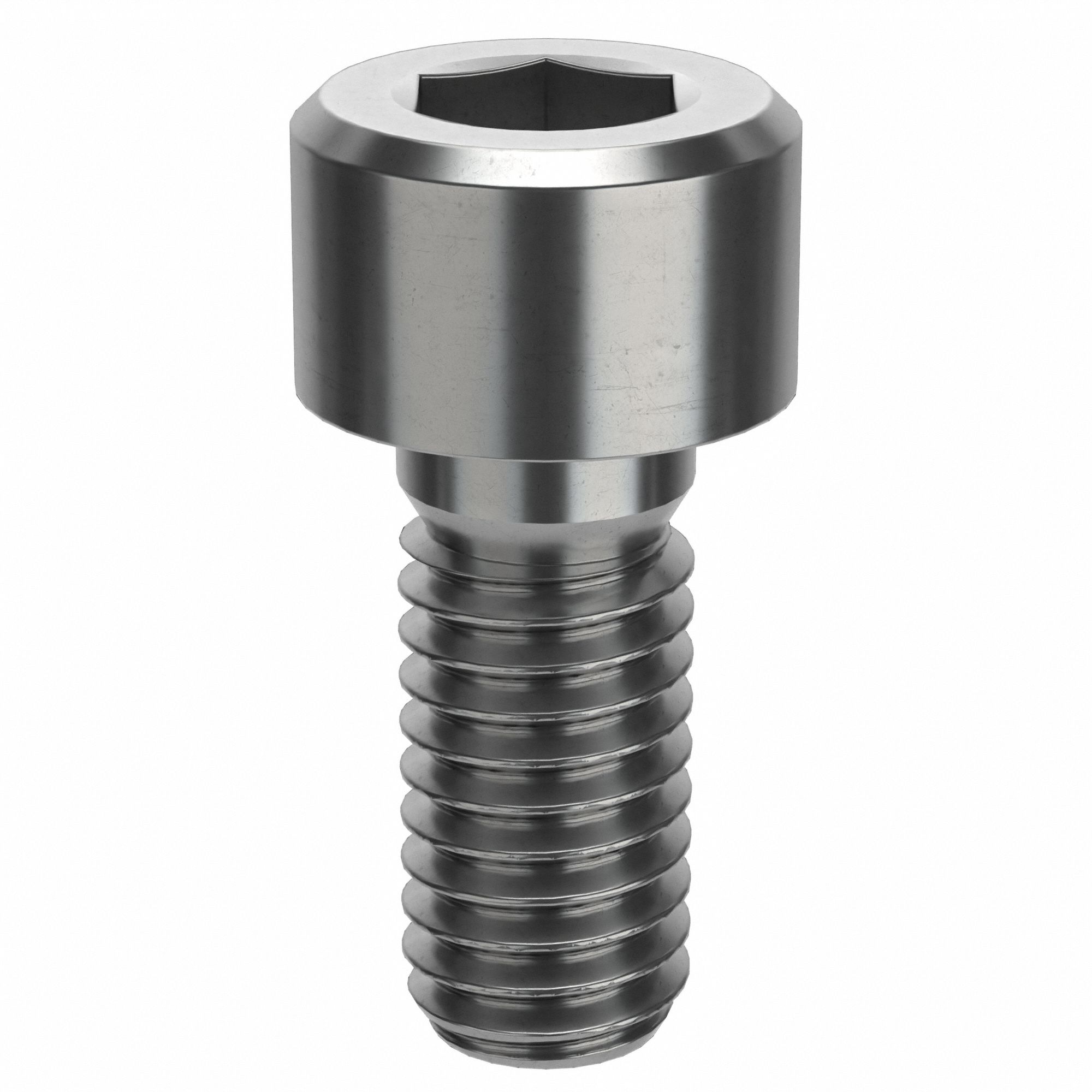 Socket Head Cap Screw: M6x1.00 Thread Size, 14 mm Lg, Std, Plain, Stainless Steel, 316 H5