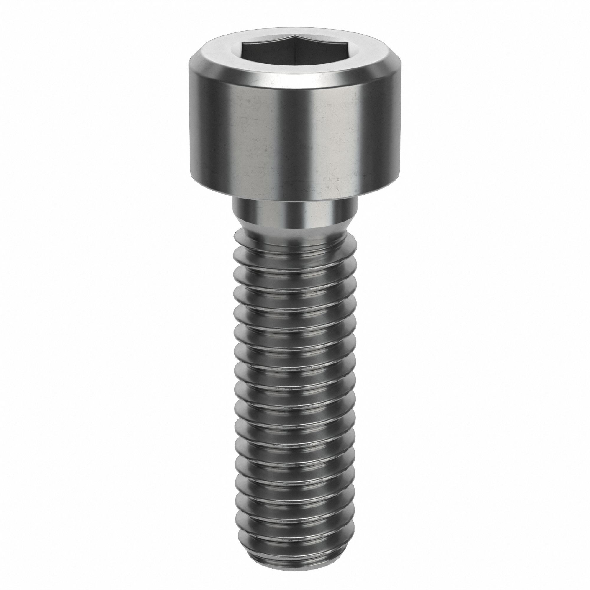 Socket Head Cap Screw: M6x1.00 Thread Size, 20 mm Lg, Std, Plain, Stainless Steel, 316 H5