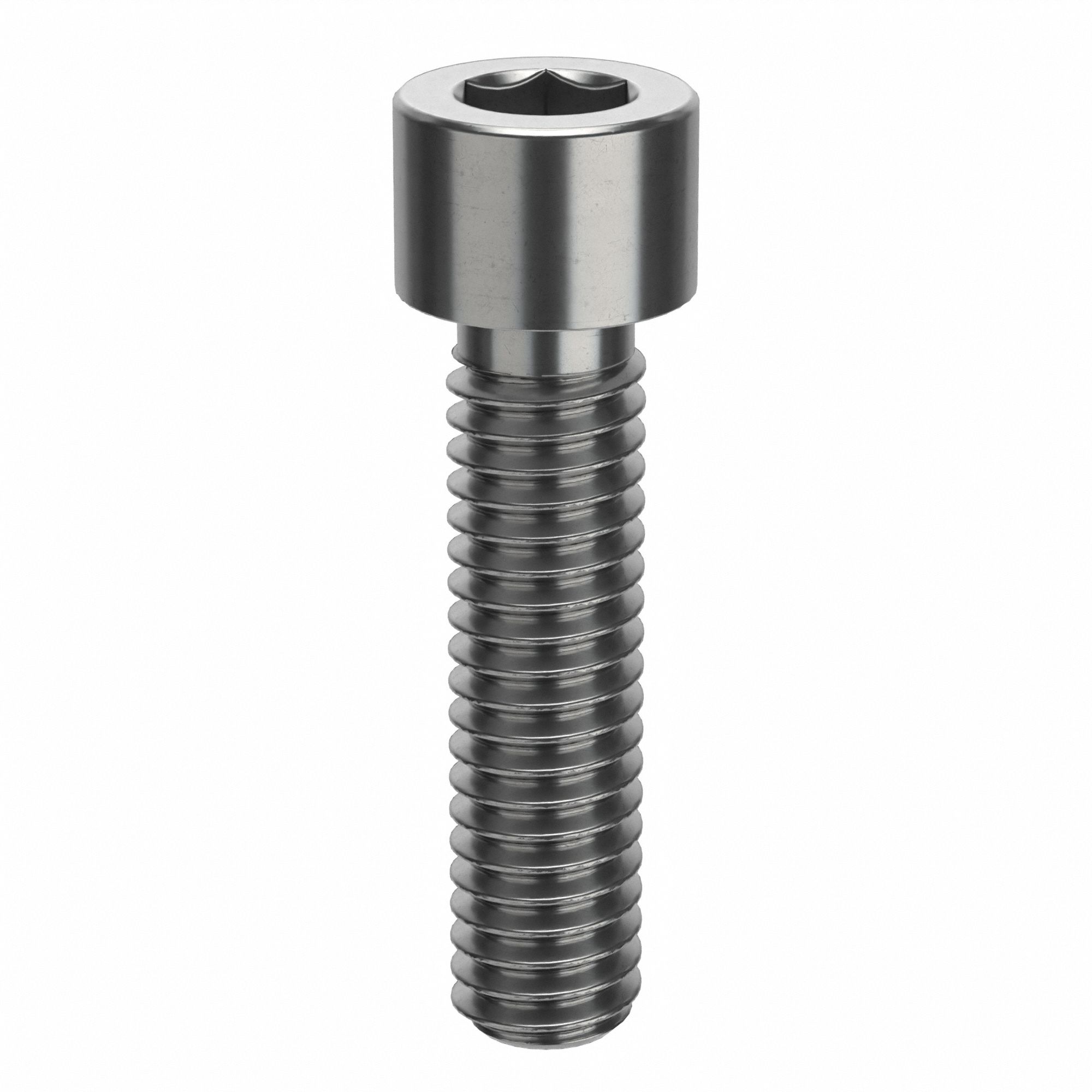 Socket Head Cap Screw: 5/16"-18 Thread Size, 1 1/4 in Lg, Std, Plain, Stainless Steel, 18-8