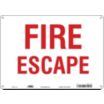Fire Escape Signs