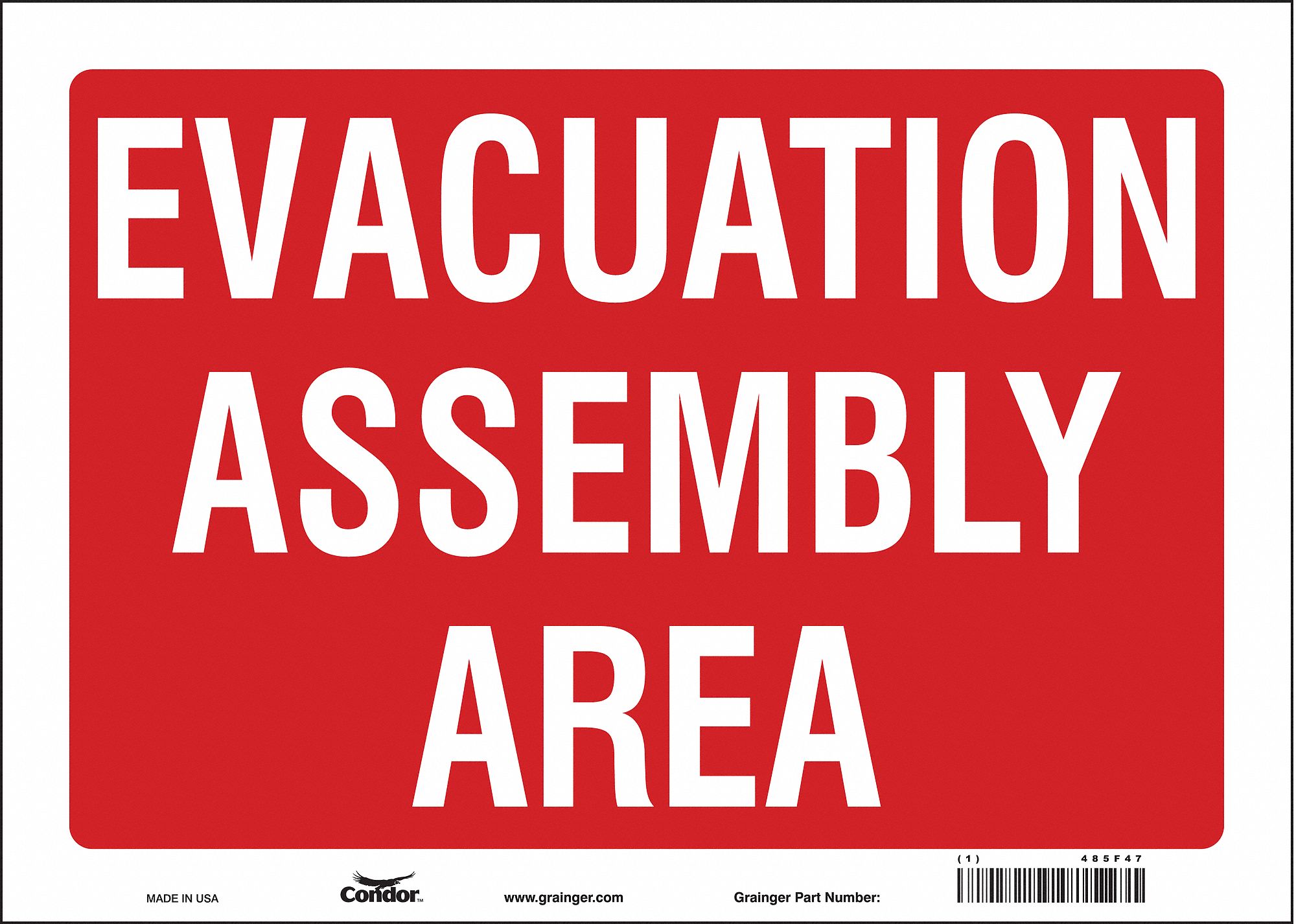 Safety Sign: Vinyl, Adhesive Sign Mounting, 10 in x 14 in Nominal Sign Size, Not Retroreflective
