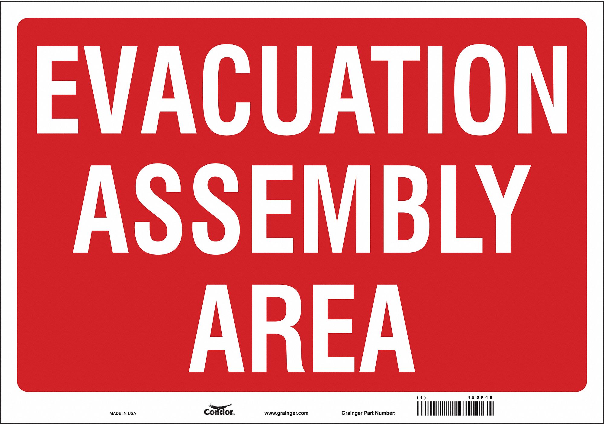 Safety Sign: Vinyl, Adhesive Sign Mounting, 14 in x 20 in Nominal Sign Size, Not Retroreflective