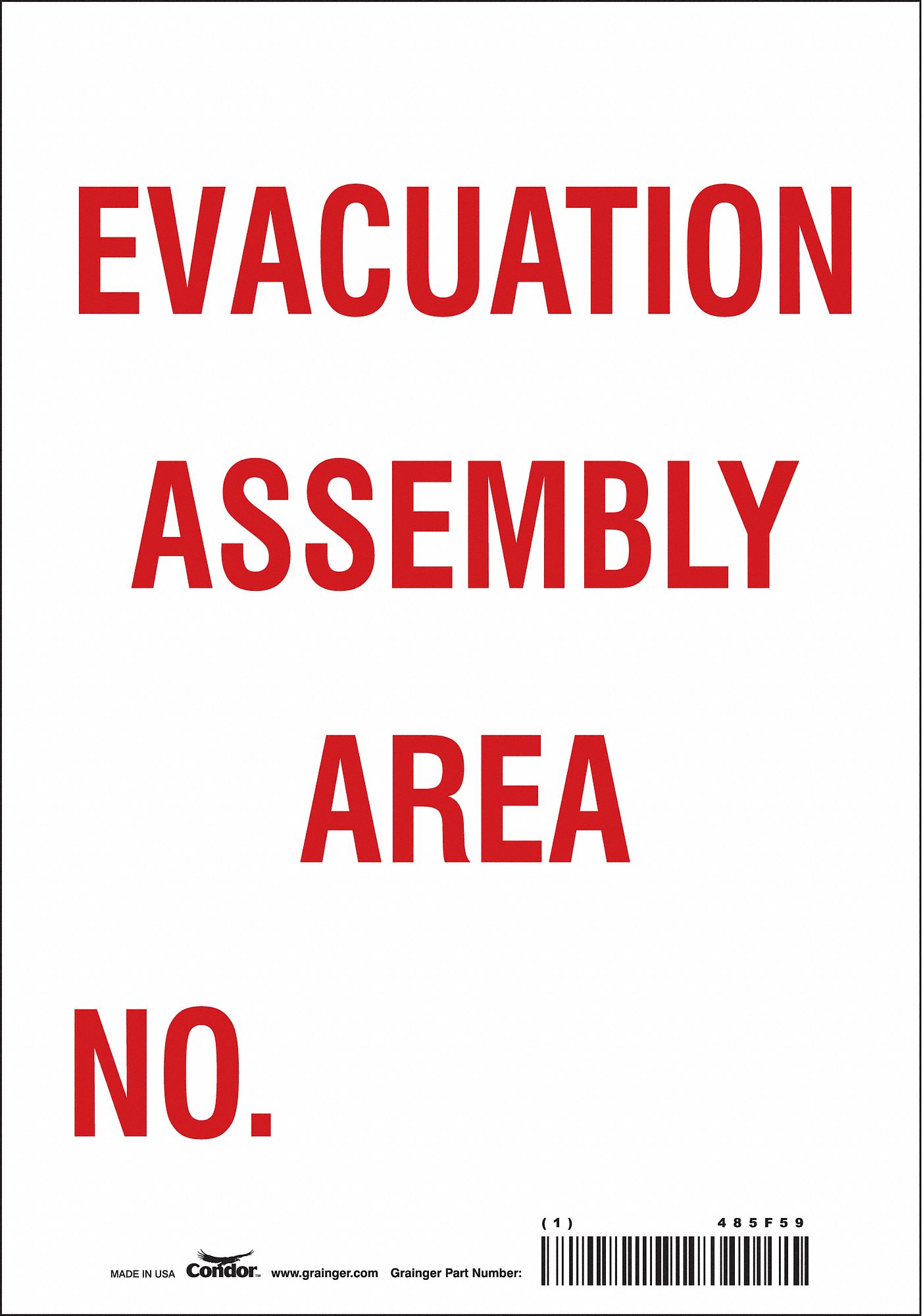 Safety Sign: Vinyl, Adhesive Sign Mounting, 10 in x 7 in Nominal Sign Size, Not Retroreflective