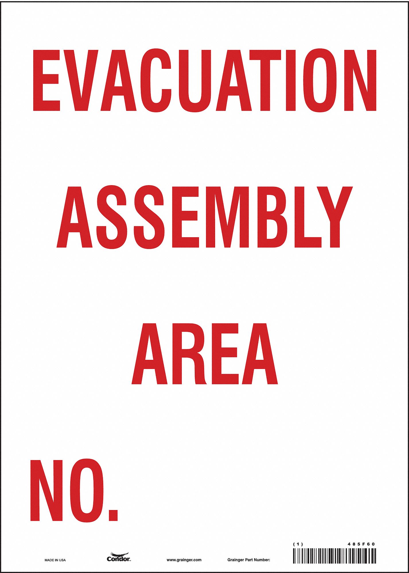 Safety Sign: Vinyl, Adhesive Sign Mounting, 14 in x 10 in Nominal Sign Size, Not Retroreflective