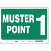 Muster Point 1 Signs