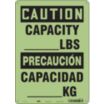 Caution: Capacity _______ Lbs./Capacidad _______ Kg. Signs