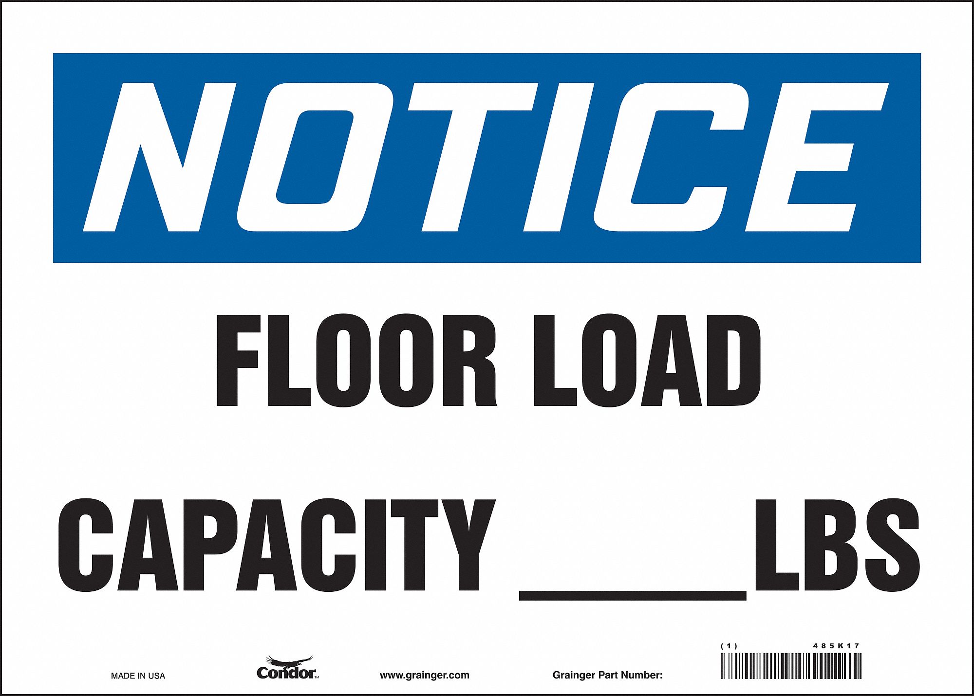 Safety Sign: Vinyl, Adhesive Sign Mounting, 10 in x 14 in Nominal Sign Size, Not Retroreflective