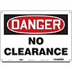Danger: No Clearance Signs image