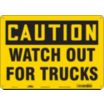 Caution: Watch Out For Trucks Signs