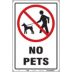 No Pets Signs